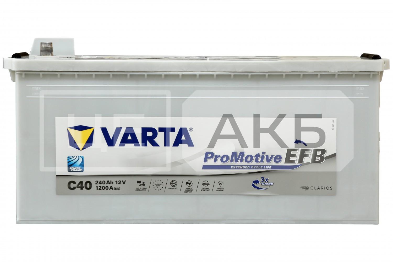 АКУМУЛЯТОР 12V 240AH 1200A PROMOTIVE EFB L+ 518*276*242MM 740500120